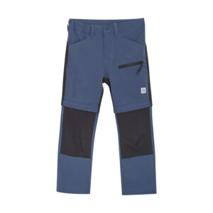 Color Kids - Soft Pants Stretch W. Zip Off - Blauw
