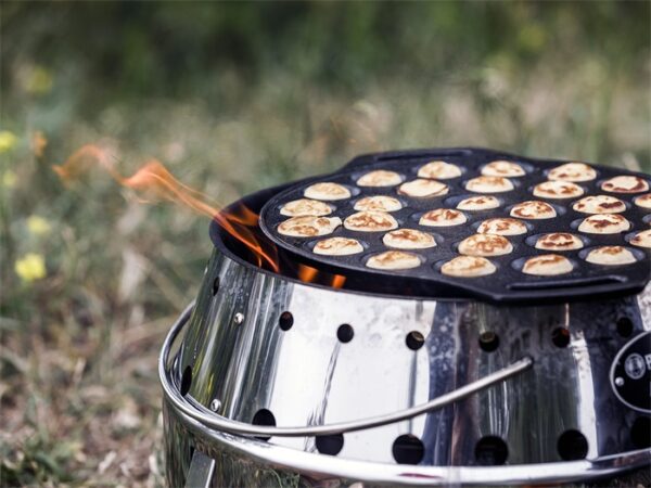 Petromax Gietijzeren Poffertjes Pan - Afbeelding 2