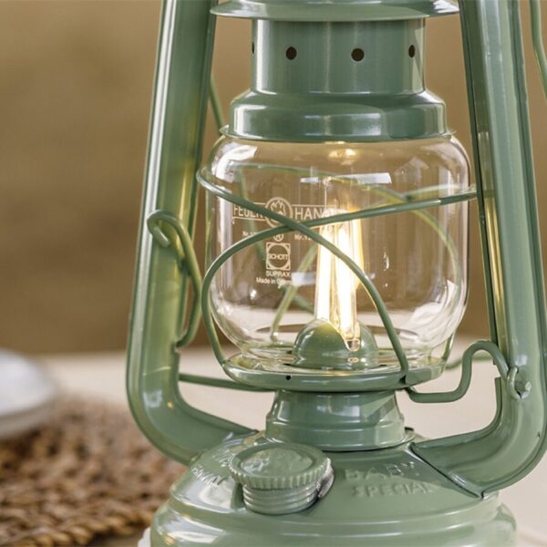 Feuerhand LED Stormlamp 276 Sage Green