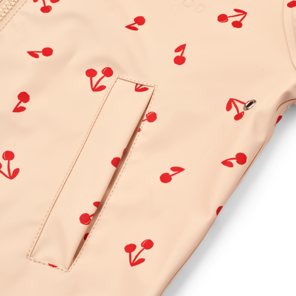 Liewood Moby Rain Jacket - Cherries / Apple blossom - Afbeelding 2