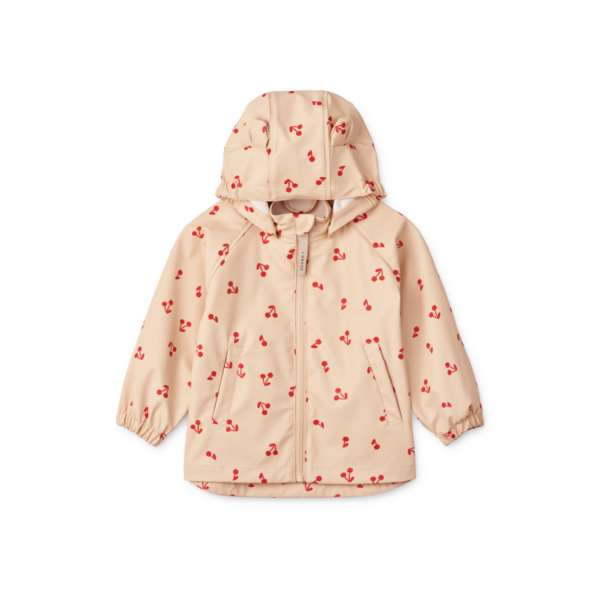 Liewood Moby Rain Jacket - Cherries / Apple blossom
