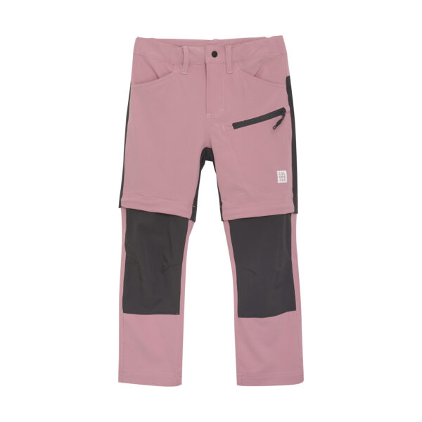 Color Kids - Soft Pants Stretch W. Zip Off - Roze