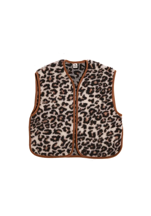 Alwero gilet camino leopard