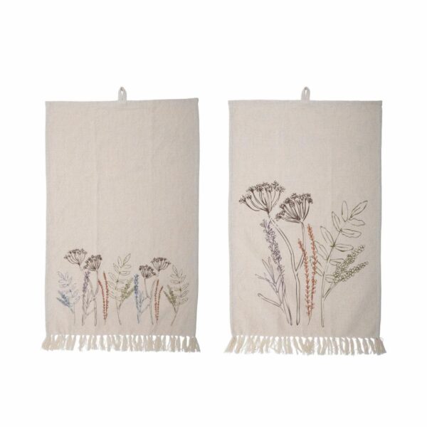 Bloomingville Bea keukendoek set van 2 - Afbeelding 3