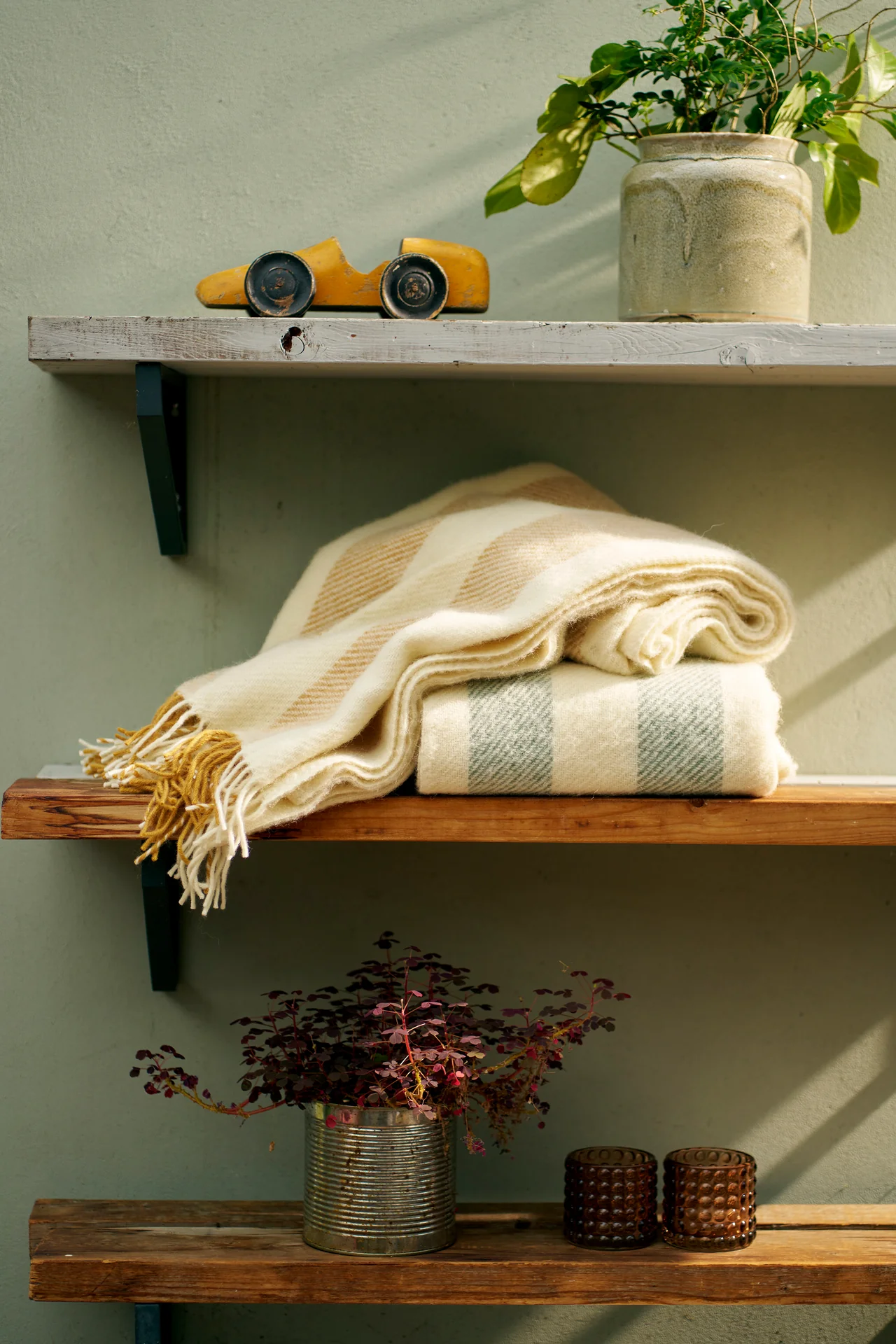 Klippan Gotland vertical stripe butter - Afbeelding 2