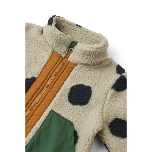 Liewood Nolan Pile jacket spot dots/ mist - Afbeelding 2